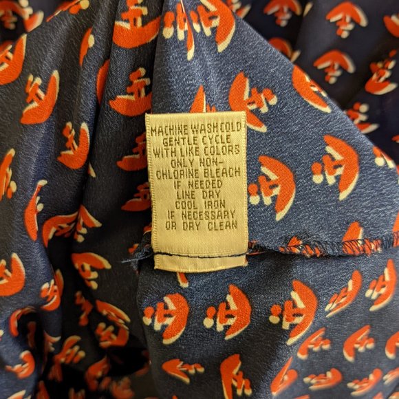 Kenar Sleeveless Navy with Red Anchor Nautical Blouse - Picture 7 of 7